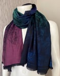 PAUL SMITH MAINLINE REVERSIBLE MAPS  PRINT SCARF MADE IN ITALY BNWT