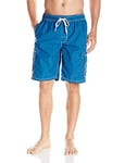 Kanu Surf Men's Barracuda Swim Trunks (Regular & Extended Sizes), Denim Blue, 4X