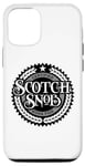 Coque pour iPhone 12/12 Pro Scotch Snob - Buveur de whisky amusant