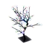 WeRChristmas Colour Changing 64 LED Lights Illuminated Cherry Blossom Tree Christmas Decoration-Height 45cm