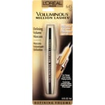 L'OREAL VOLUMINOUS MILLION LASHES MASCARA BLACK # 645 NEW SEALED ON CARD