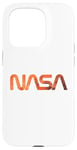 Coque pour iPhone 15 Pro Logo rétro de la NASA Mars Worm Patch Space Exploration Graphic