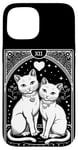 iPhone 15 Tarot Card Mystic Cats | The Lovers Valentines Day | Couples Case