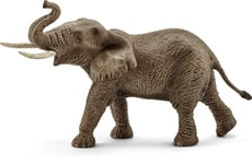 SCHLEICH - Figurine de l'univers des animaux sauvages - Éléphant  mâle d'Afri...