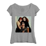 T-Shirt Femme Col Echancré Rocky Horror Picture Show Photo De Star Célébrité Musique