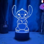 Deluisho Lampe Stitch, Veilleuse pour Lampe Stitch, Lilo et Stitch Veilleuse