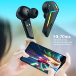 RGB Gaming Wireless Earbuds 5.3 Stable Low Latency Gaming BL