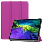 Apple iPad Pro 11 2020 (2nd Gen)    Tri-Fold PU Case    Purple