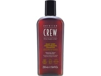 American Crew, Daily Deep Moisturizing, Vegan, Hair Shampoo, For Nourishing, 250 Ml