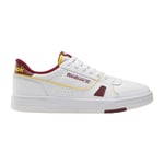 Reebok Unisex LT Court Tennis Shoes, White/RICHMAROON/FIERCEGOLD, 4 UK