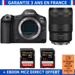 Canon EOS R5 Mark II + RF 135mm f/1.8 L IS USM + 2 SanDisk 32GB Extreme PRO UHS-II SDXC 300 MB/s + Ebook '20 Techniques pour Réussir vos Photos' - Appareil Photo Hybride Canon