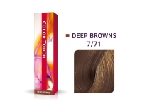 Wella Professionals, Color Touch, Ammonia-Free, Semi-Permanent Hair Dye, 7/71 Medium Blonde Ash Chestnut, 60 ml