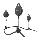 KIWI design Management Câble VR, 6 Packs Système de Gestion de Câble VR Compatible avec Quest 2/Rift S/Valve Index/HTC Vive/Vive Pro/HP Reverb G2/PSVR VR Accessoires(Noir)