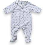 Pyjamas / Chemises de nuit Petit Bateau  Pyjama bébé Blanc - 1 mois