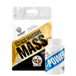 Massive Mass Gainer 3,5 kg + T-Power Testo 200 Kapslar