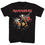 Iron Maiden T-shirt The Trooper Union Jack Art Iron Maiden Shirt S