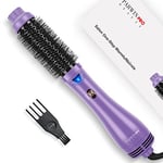 One-Step Brosse Soufflante, PARWIN PRO BEAUTY Sèche-Cheveux Volumisant, Brosse Rond 4-en-1, Soins Ioniques, pour le Volume et la Mise en Forme, 1000 Watts