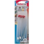 FISCHER - Cheville à bascule nylon duotec crochet rond blister de 2