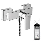 Mitigeur douche mécanique cartouche 2 vitesses HANSGROHE Vernis Shape chromé - Gris - Economie d'eau