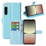 Sony Xperia 5 Iv      Pu Wallet Case    [Lightblue]