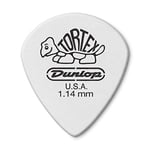 Jim Dunlop 478R1.14 Tortex White Jazz III, 1.14mm, 72/Bag