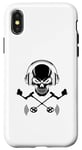 iPhone X/XS Skull Tie Dye Metal Detector Treasure Hunting Metal Detector Case