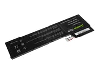 Green Cell - Batteri Til Bærbar Pc (Tilsvarer: Acer Ap12a3i) - Litiumpolymer - 4-Cellers - 4850 Mah - Svart - For Acer Aspire Timelineu M3, M5