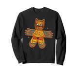 Marvel Wolverine + Deadpool Holiday Matching Gingerbread Man Sweatshirt