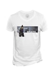 T-Shirt Homme Col V Apex Legends Wraith Battle Royale Jeux Video