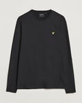 Lyle & Scott Long Sleeve Crew Neck T-Shirt Jet Black