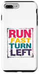 iPhone 7 Plus/8 Plus Run Fast Turn Left - Funny Track Runner Motivational Fitness Case