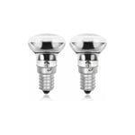 R39 E14 40w Lava Lampa Glödlampor, Edison Skruv Ses Reflektor Små Lava Lampa Glödlampor, Varm Vit 2800k R39 Dimbar (2 Pack) Zhuoxuan