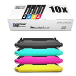 10x Éco Toner pour Samsung CLX-3175-FN CLX-3170-FN CLX-3175-N CLP-315-N