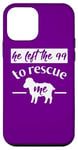 iPhone 12 mini Christian Quote Left 99 Rescue Me Sheep Shepherd Bible Story Case