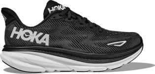 Hoka Men's Clifton 9 Black/White, 44