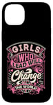 Coque pour iPhone 14 Plus Girls Change the World Leader féminin positif