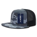 DECKY 1055-UUB Cotton Flat Bill Trucker, Urb/blk, Urban/Urban/Black