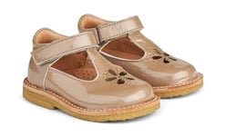 Wheat d'apprentissage pour Enfant Asta Mary Jane-Tailles : filles-100% Cuir breveté-Respirantes Chaussure de première randonnée, 9011 Beige, 22 EU