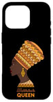 iPhone 16 Pro Warrior Queen Black Afro Women Black History Month Case