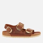 Birkenstock Milano Buckle Oiled Leather Sandals