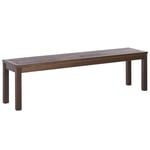 Banc Bois 160 Cm Bois Foncé Tuscania