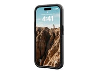 Uag Rugged Case For Apple Iphone 15 Pro [6.1-Inch] - Civilian Black - Baksidesskydd För Mobiltelefon - Magsafe-Kompatibilitet - Termoplastisk Polyuretan (Tpu) - Svart - För Apple Iphone 15 Pro