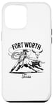 Coque pour iPhone 14 Plus Rodéo de Fort Worth, Texas, Bull Rider, Steer Wrangler Cowboy