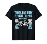 Funny Watch Cycling Research About Cycling Bicycle T-Shirt