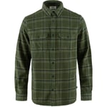 Fjällräven Fjällräven Övik Heavy Flannel Shirt M - Deep Forest-laurel Green - Herr - XS- Naturkompaniet