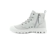 Palladium Femme Pampa Zip Desert Wash Sneaker Boots, Blanc, 37 EU