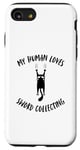 Coque pour iPhone SE (2020) / 7 / 8 My Human Loves Sword Collecting – Cat Parent Hobby Lover