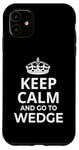 Coque pour iPhone 11 Wedge Souvenirs / « Keep Calm And Go To Wedge Surf Resort! »