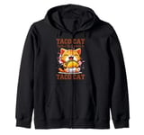 Taco Cat Spelled Backwards Is Taco Cat Zip Hoodie