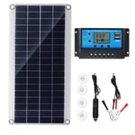 Ymyny - Panneau Solaire 300W 12V, Kit de Panneau Solaire, Chargeur de Batterie Kit avec régulateur de Charge Solaire 20A pour Camping-Car, Yacht,